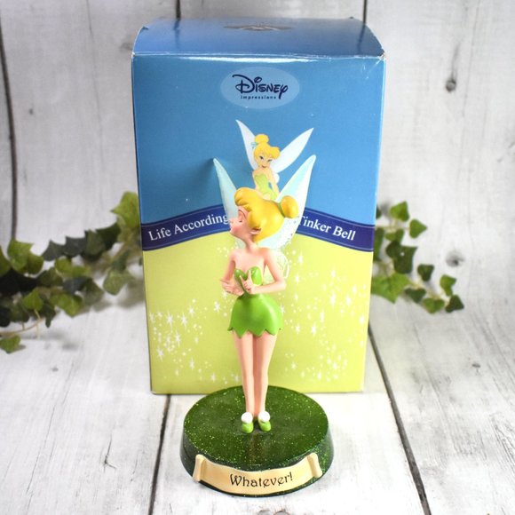 IOB Disney Impressions Life According to Tinkerbell Figurine - "Whatever" - Picture 2 of 10
